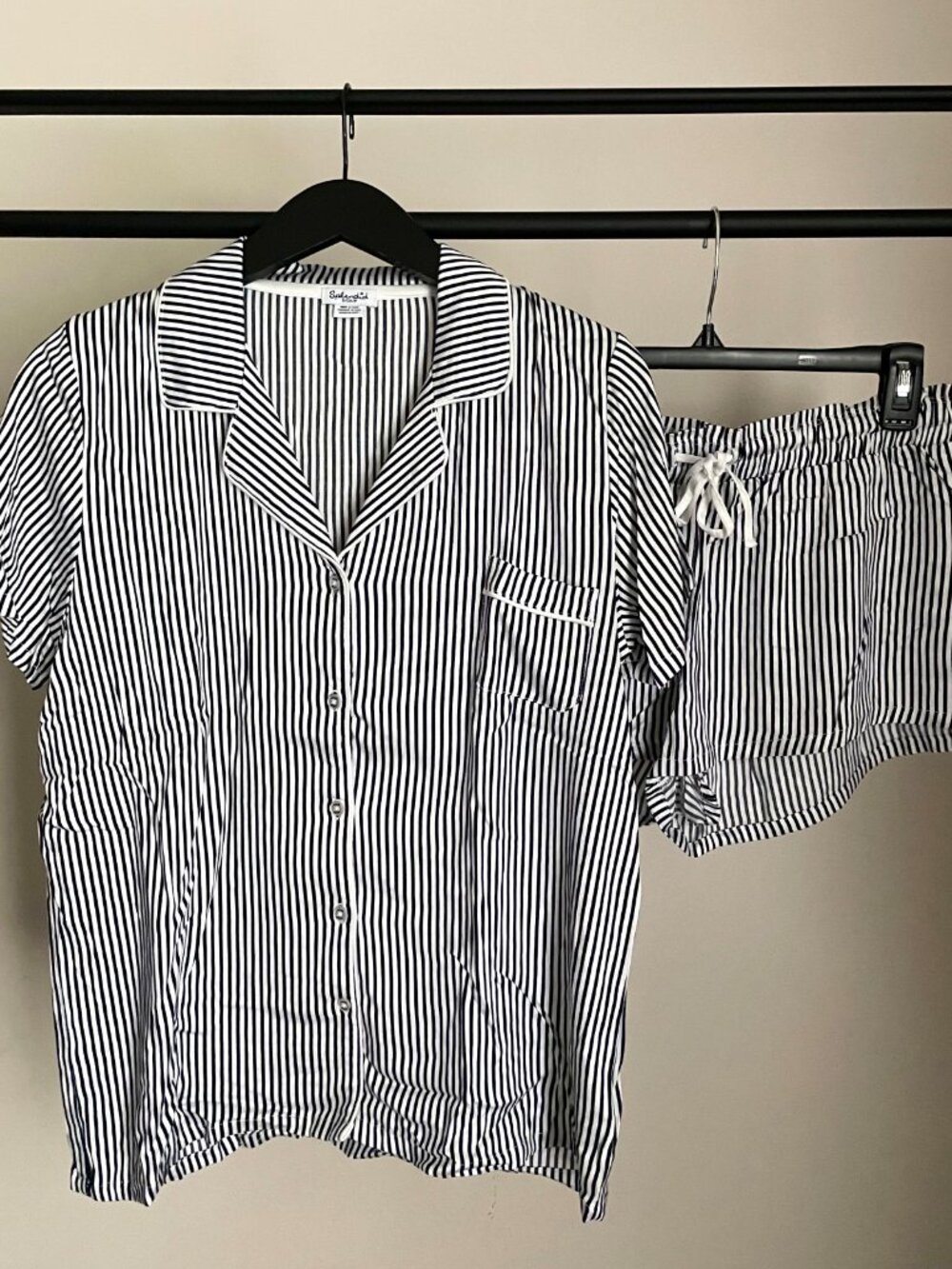 Splendid Heavenly Navy Blue and White Striped Pajama Set - Picture 10 of 16